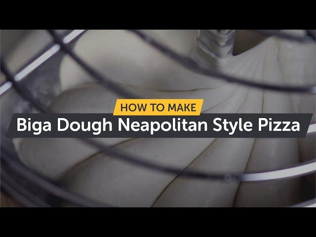 How to Make Biga Dough - Neapolitan Style Pizza | Making Pizza At Home