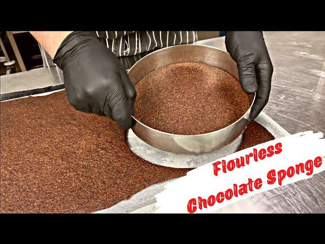 Flourless Chocolate & Almond  Sponge / Gluten Free / No Flour