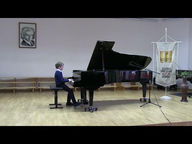 participant Daniel Bakan, 2/3 grade, Klaipeda J.Karoso children music school