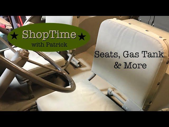 WW2 Willy Jeep Restoration | Install Gas Tank & Drivers Seat #G503