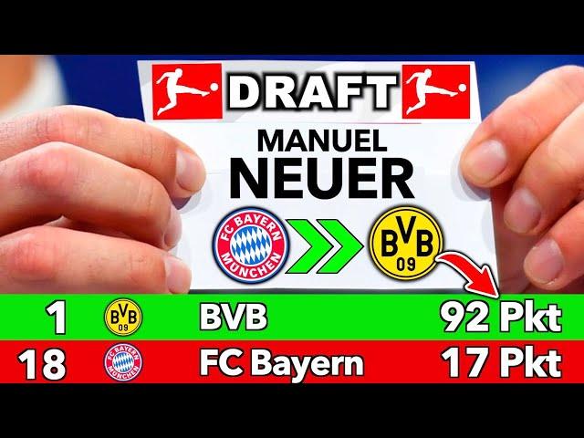 Was wäre, wenn die BUNDESLIGA ein DRAFT SYSTEM hätte? 