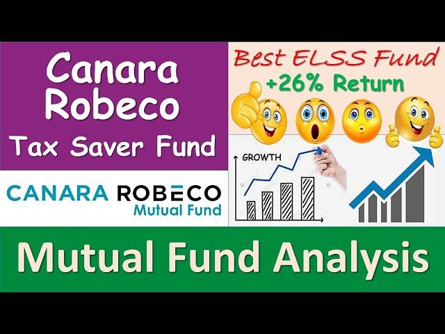 Canara Robeco Equity Tax Saver Mutual Fund Review  Should I Invest in Canara Robeco Mutual Fund? 