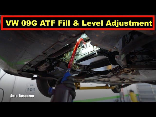 VW Aisin 09G Automatic Transmission Service, Part2