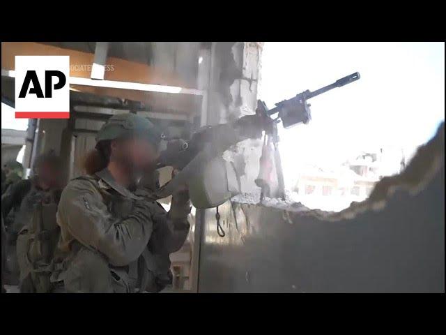 Israeli military video appears to show soldiers fighting in Gaza