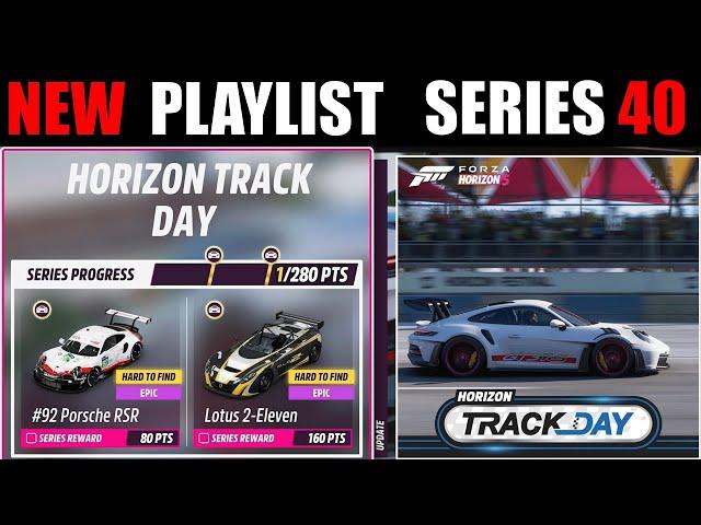 Forza Horizon 5 Horizon Track Day - New Festival Playlist Series 40! (UPDATE 40)