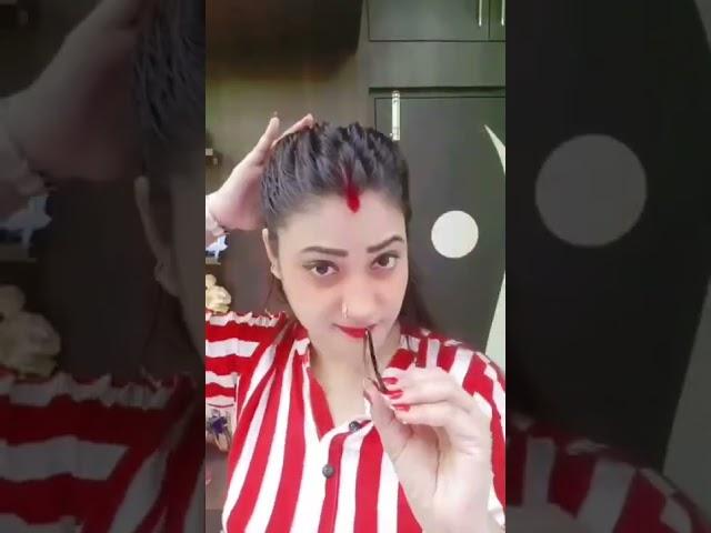 #shorts Summer Special Bun Hairstyle #hairstyletutorial #hairstyles #sangeeta singh hairstyles