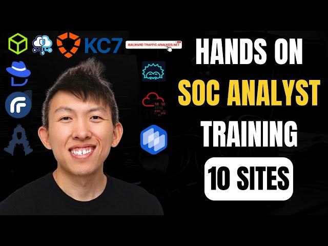 Cybersecurity SOC Analyst: Hands-On Training (10 Sites)