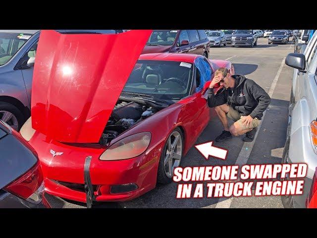 We Bought an Auction Corvette and It's an Absolute Nightmare... (Truck Engine Inside)