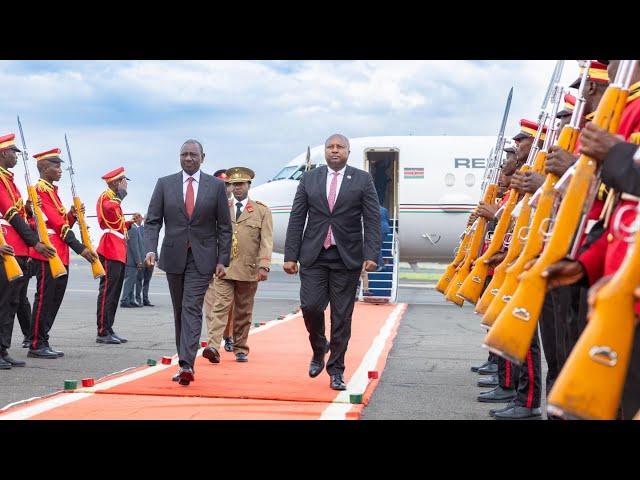 President Ruto lands  in Burundi for the 23rd COMESA Summit! See how he was received!!