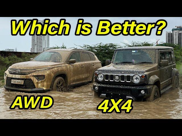 HyRyder AWD vs Jimny 4X4 Off Road Challenge l Which is best for you? l Aayush ssm