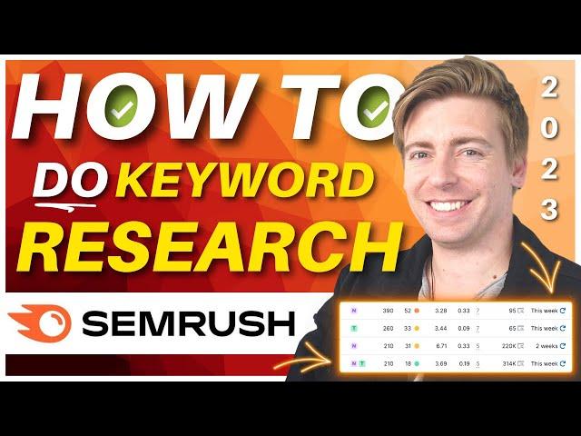 Semrush Keyword Research Tutorial for Bloggers: Semrush Keyword Magic Tool