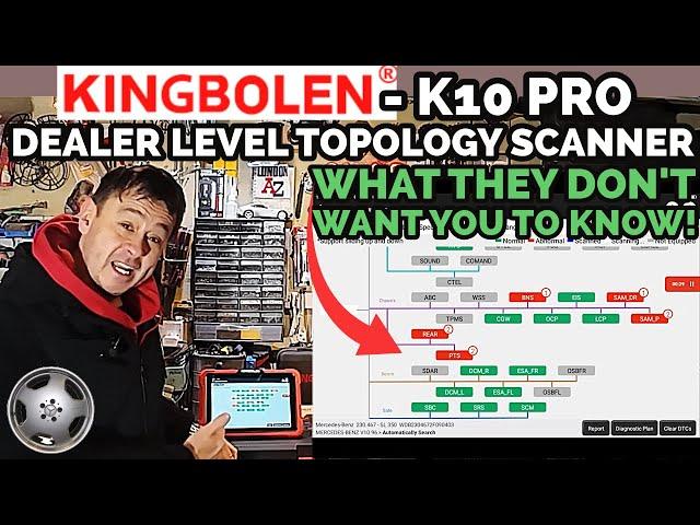 Kingbolen K10 Pro 'Dealer Level Topology Diagnostic Scan Tool' What Garages Don't Want You To Know!