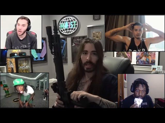 ''He Owned You Bro!'' Streamers React To Moistcr1tikal's Guns | Part 4