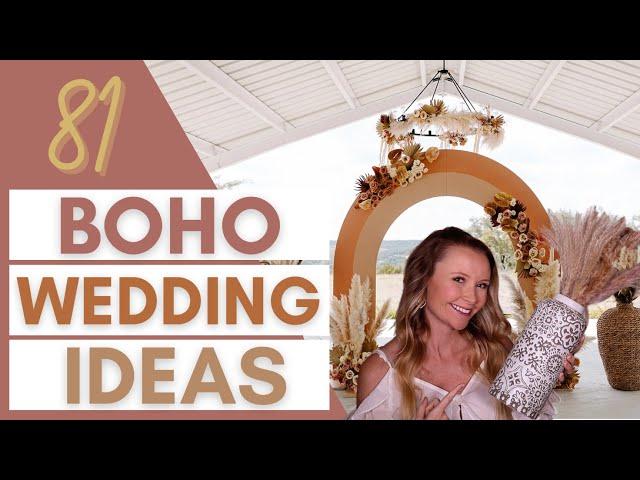 Boho Wedding and Party Idea | How to Style a Boho Wedding or Event