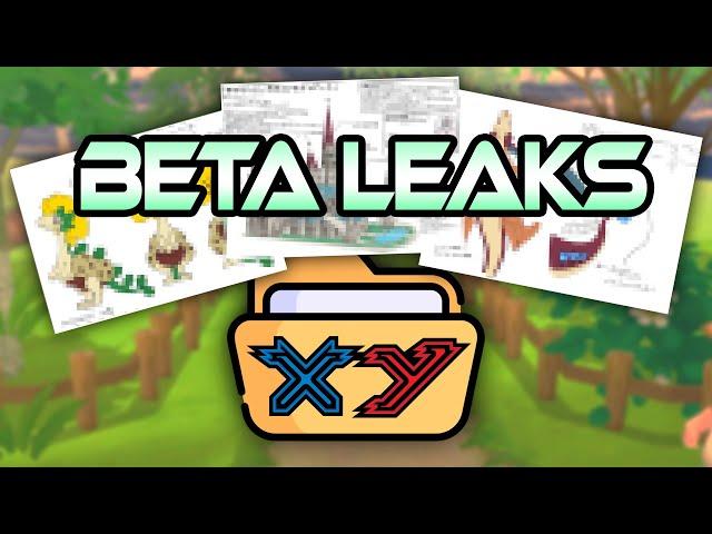 XY BETA LEAKS - Scrapped Pokémon, Mega Evolutions, Lore & More...