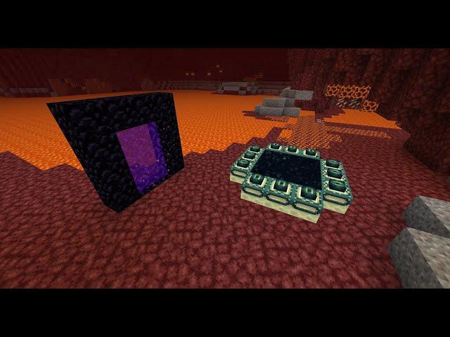 Minecraft - Nether Portals in the End and End Portals in The Nether