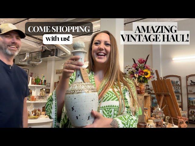 SHOPPING SOME OF OUR FAVORITE PLACES! | Thrift with Us | Shopping Vintage