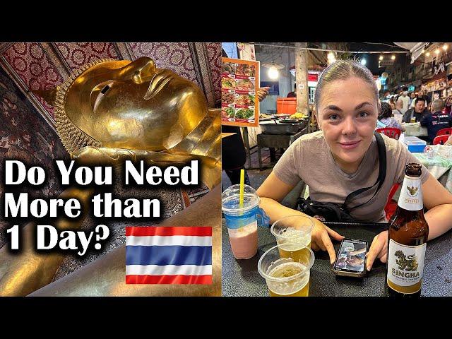 Is 1 Day Enough for us in BANGKOK? Reclining Buddha | Flower Market | Sampheng Market