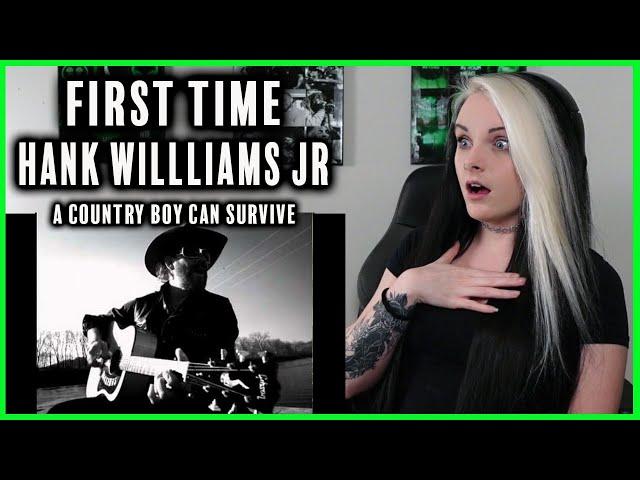 FIRST TIME listening to Hank Williams Jr. "A Country Boy Can Survive"(Official Music Video) REACTION