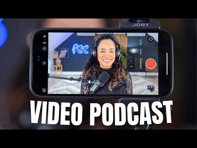 Record a Video Podcast With Your iPhone // Video Podcast Setup for Beginners