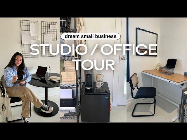 small business STUDIO / OFFICE tour (my dream work space)