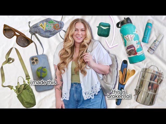 what's in my bag |  sustainable products I use everyday