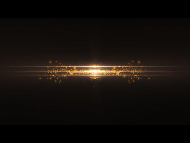 Intro video golden particle text reveal - No Copyright video