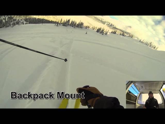 Backpack Chest Mount vs Chest Mount - Sample Video: GoPro Tips and Tricks