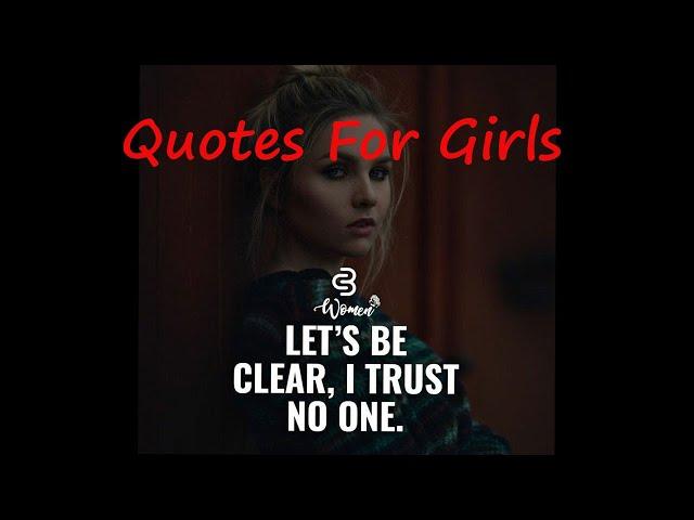 Self Respect Quotes For Girls || #Quotes