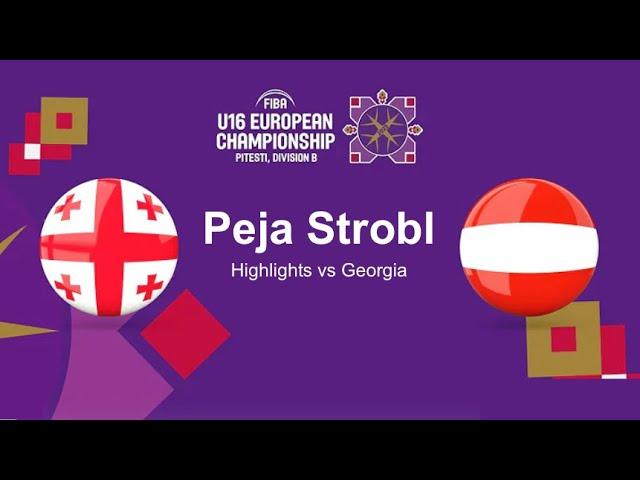 Peja Strobl - Highlights vs Georgia 2023