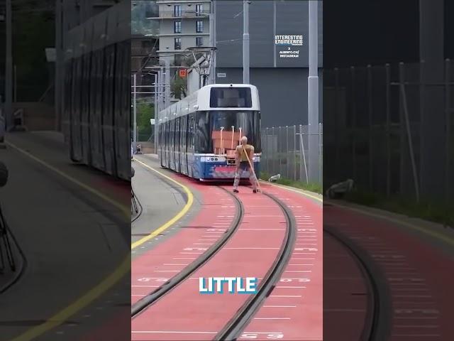 What's this tram's secret safety surprise?