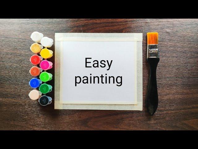 Most easiest painting ever / Easy painting for beginners / Artwork by Vishal