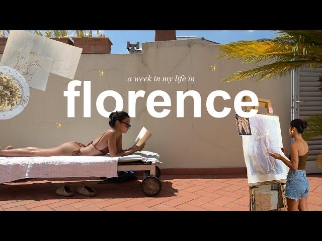 july in florence | art classes, friends visiting & eating goooood