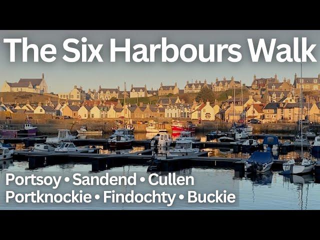 A STUNNING Scottish coastal walk through six historic fishing harbours & a race against the sunset!