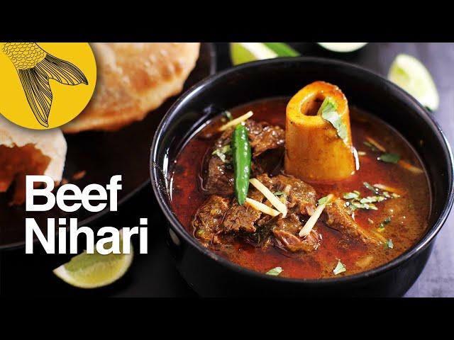 Beef nihari recipe—velvety beef or mutton shank stew—perfect for winters