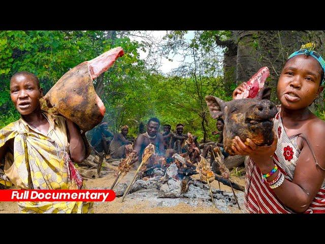 A Wild Kitchen Adventure: Hadzabe Hunting And Cooking Their Prey | Brace Yourself For The Unexpected