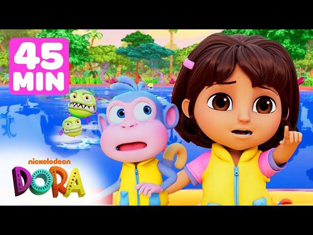 NEW Dora Episodes Marathon! ️ 45 Minutes | Dora & Friends