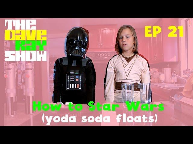 How to Star Wars ( Yoda Soda Floats)