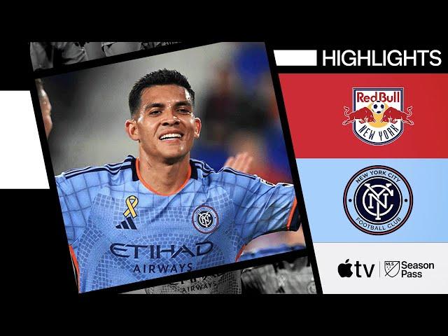 New York Red Bulls vs. New York City FC | New York is Blue! | Full Match Highlights