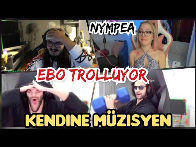 KENDİNE MÜZİSYEN NYMPEA YAYININA KATILAN EBO'YU İZLİYOR