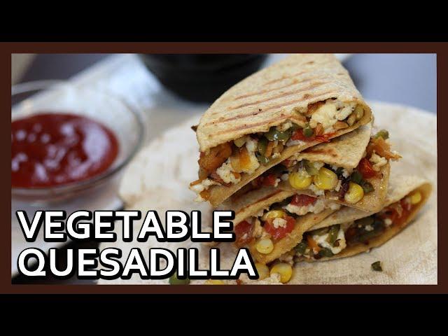 Vegetable Quesadill Recipe in Hindi | Healthy Tortillas Recipe by Healthy Kadai