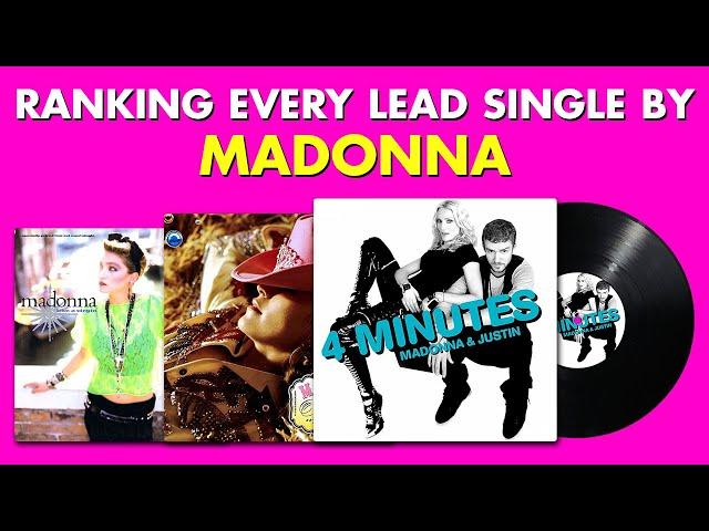 Ranking EVERY LEAD SINGLE By Madonna 