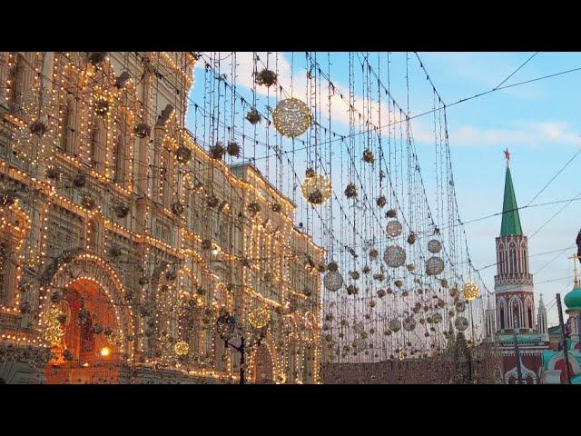 Moscow. Red Square and GUM 4K