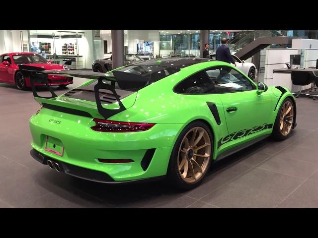 2019 Porsche 911 GT3 RS - Lizzard Green with Gold Wheels