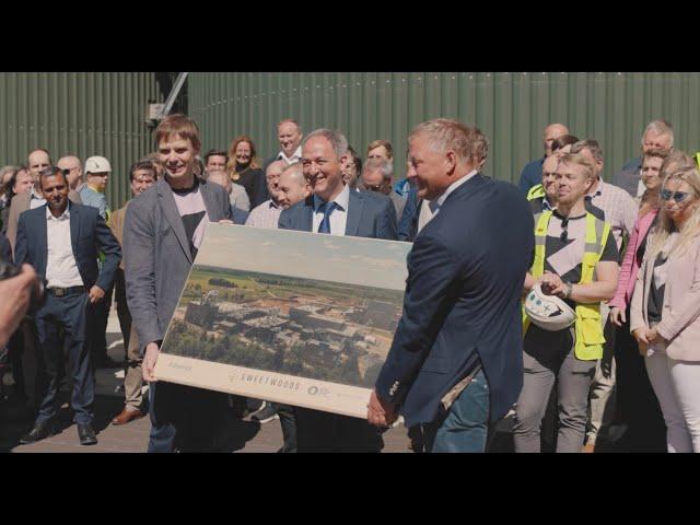 CBE JU-funded SWEETWOODS biorefinery inauguration, by Fibenol