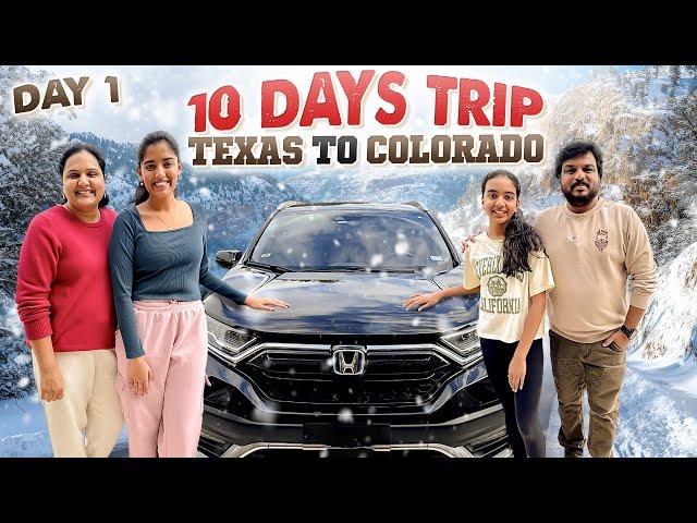 10 Day Trip Started  | TEXAS to COLORADO | VAAS FAMILY