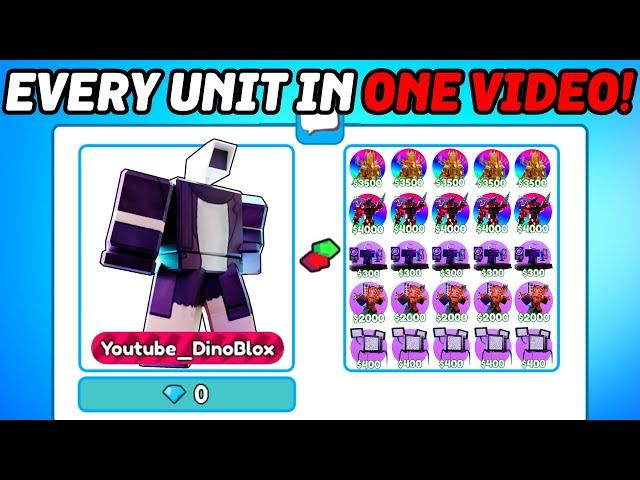 BASIC To EVERY UNIT Full Movie! (Toilet Tower Defense)