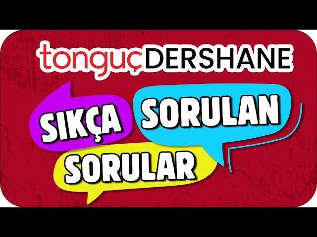 Derslerde Bana Hangi Kaynaklar Gerekli tonguç DERSHANE 