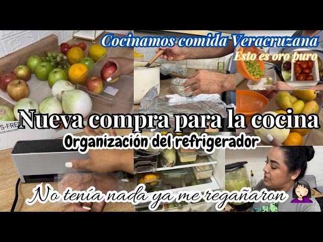 Nueva compra para la cocina// Organización del refrigerador// cocinamos // #home #cocina