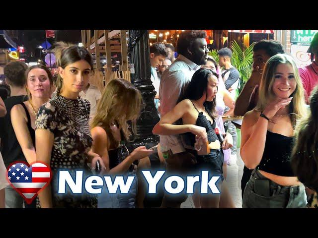  MANHATTAN NIGHTLIFE AREAS - PACKED BARS & CLUBS Summer Update【ENTIRE TOUR】Best Neighborhoods